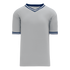 Athletic Knit V-Neck Baseball Jersey with Knitted Trim (BA1333)